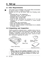 Предварительный просмотр 14 страницы Panasonic KX-P2123 Operating Instructions Manual