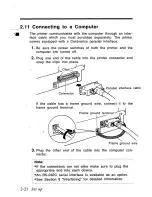 Preview for 34 page of Panasonic KX-P2123 Operating Instructions Manual