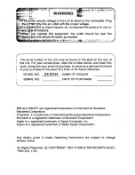 Preview for 3 page of Panasonic KX-P2124 Operating Instructions Manual