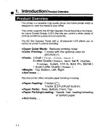 Preview for 8 page of Panasonic KX-P2124 Operating Instructions Manual