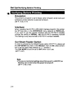 Предварительный просмотр 20 страницы Panasonic KX-P2124 Operating Instructions Manual