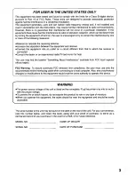 Preview for 3 page of Panasonic KX P2130 - KX-P 2130 Color Dot-matrix Printer User Manual