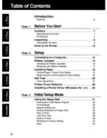 Preview for 4 page of Panasonic KX P2130 - KX-P 2130 Color Dot-matrix Printer User Manual