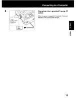 Preview for 13 page of Panasonic KX P2130 - KX-P 2130 Color Dot-matrix Printer User Manual