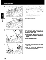 Preview for 20 page of Panasonic KX P2130 - KX-P 2130 Color Dot-matrix Printer User Manual