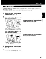 Preview for 27 page of Panasonic KX P2130 - KX-P 2130 Color Dot-matrix Printer User Manual