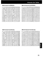 Preview for 73 page of Panasonic KX P2130 - KX-P 2130 Color Dot-matrix Printer User Manual