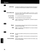 Предварительный просмотр 78 страницы Panasonic KX P2130 - KX-P 2130 Color Dot-matrix Printer User Manual