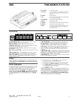 Preview for 1 page of Panasonic KX-P2180 Manual