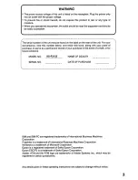 Preview for 3 page of Panasonic KX-P3123 - KX-P 3123 B/W Dot-matrix Printer Operating Instructions Manual