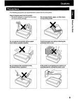 Preview for 9 page of Panasonic KX-P3123 - KX-P 3123 B/W Dot-matrix Printer Operating Instructions Manual