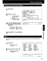 Preview for 71 page of Panasonic KX-P3123 - KX-P 3123 B/W Dot-matrix Printer Operating Instructions Manual