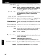 Preview for 106 page of Panasonic KX-P3123 - KX-P 3123 B/W Dot-matrix Printer Operating Instructions Manual