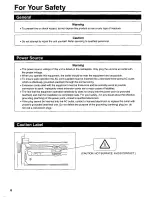 Preview for 6 page of Panasonic KX-P3196 - KX-P 3196 B/W Dot-matrix Printer Operating Instructions Manual