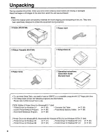 Предварительный просмотр 8 страницы Panasonic KX-P3196 - KX-P 3196 B/W Dot-matrix Printer Operating Instructions Manual