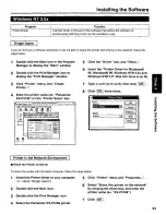 Preview for 24 page of Panasonic KX-P3196 - KX-P 3196 B/W Dot-matrix Printer Operating Instructions Manual