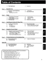 Preview for 3 page of Panasonic KX-P3200 - KX-P 3200 B/W Dot-matrix Printer Operating Instructions Manual