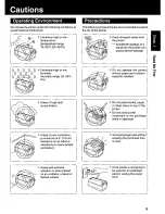 Предварительный просмотр 5 страницы Panasonic KX-P3200 - KX-P 3200 B/W Dot-matrix Printer Operating Instructions Manual