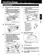 Предварительный просмотр 9 страницы Panasonic KX-P3200 - KX-P 3200 B/W Dot-matrix Printer Operating Instructions Manual