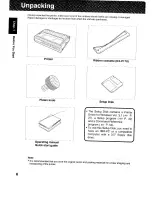 Preview for 8 page of Panasonic KX-P3626 Operating Instructions Manual