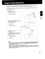 Предварительный просмотр 17 страницы Panasonic KX-P3626 Operating Instructions Manual