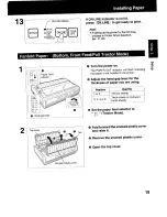 Preview for 21 page of Panasonic KX-P3626 Operating Instructions Manual