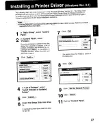 Предварительный просмотр 29 страницы Panasonic KX-P3626 Operating Instructions Manual