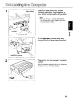 Предварительный просмотр 11 страницы Panasonic KX-P3696 Operating Instructions Manual