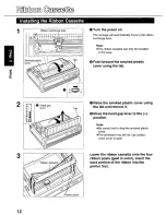 Предварительный просмотр 12 страницы Panasonic KX-P3696 Operating Instructions Manual