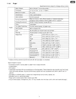 Предварительный просмотр 5 страницы Panasonic KX-P7100 Service Manual