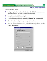 Preview for 49 page of Panasonic KX-P7100 Settings And Printing