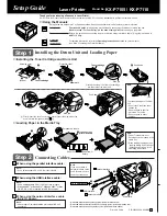 Preview for 1 page of Panasonic KX-P7110 Setup Manual