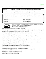 Preview for 2 page of Panasonic KX-P7500 Operating Instructions Manual