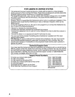 Предварительный просмотр 4 страницы Panasonic KX-P7500 User Manual