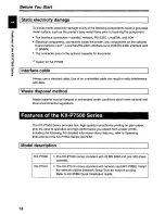 Preview for 14 page of Panasonic KX-P7500 User Manual