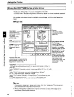 Preview for 44 page of Panasonic KX-P7500 User Manual