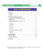 Preview for 1 page of Panasonic KX-P8415 Maintenance Manual