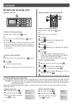 Preview for 22 page of Panasonic KX-PD383DLE1 Quick Reference Manual