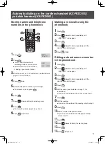 Preview for 15 page of Panasonic KX-PD551D Quick Reference Manual