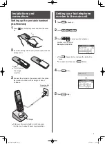 Preview for 9 page of Panasonic KX-PD702DL Quick Reference Manual