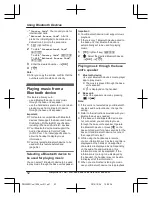 Preview for 52 page of Panasonic KX-PRD250EX1 Operating Instructions Manual