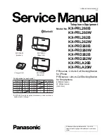 Panasonic KX-PRD260B Service Manual preview