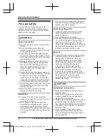 Preview for 6 page of Panasonic KX-PRD262 Operating Instructions Manual