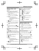 Предварительный просмотр 21 страницы Panasonic KX-PRD262 Operating Instructions Manual