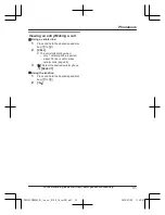 Предварительный просмотр 31 страницы Panasonic KX-PRD262 Operating Instructions Manual