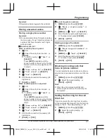 Предварительный просмотр 41 страницы Panasonic KX-PRD262 Operating Instructions Manual