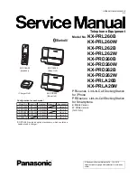 Preview for 1 page of Panasonic KX-PRL260B Service Manual