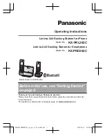 Panasonic KX-PRL262C Operating Instructions Manual preview