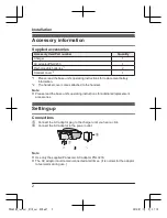 Preview for 2 page of Panasonic KX-PRLA20C Installation Manual