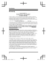 Preview for 8 page of Panasonic KX-PRLA20C Installation Manual